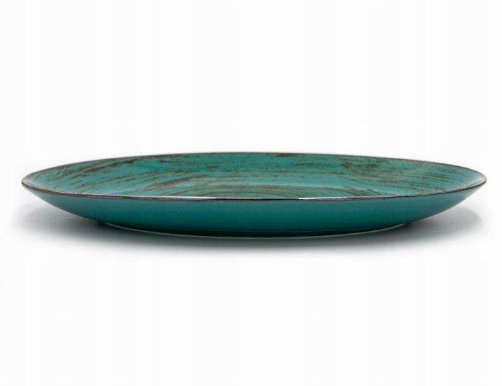 Alumina Bogucice Nostalgia Emerald Oválná mísa 34,5 cm