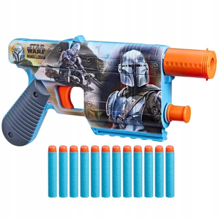 Пістолет NERF STAR WARS THE MANDALORIAN плюс 12 стрілок зоряні війни — фото 2