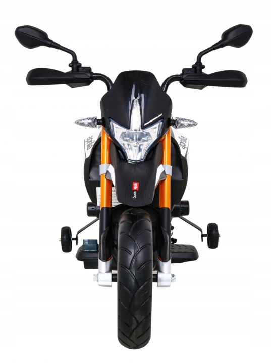 Транспортний засіб на Акумулятор Aprilia A007 мотоцикл мотоцикл Чорний для дітей — фото 3