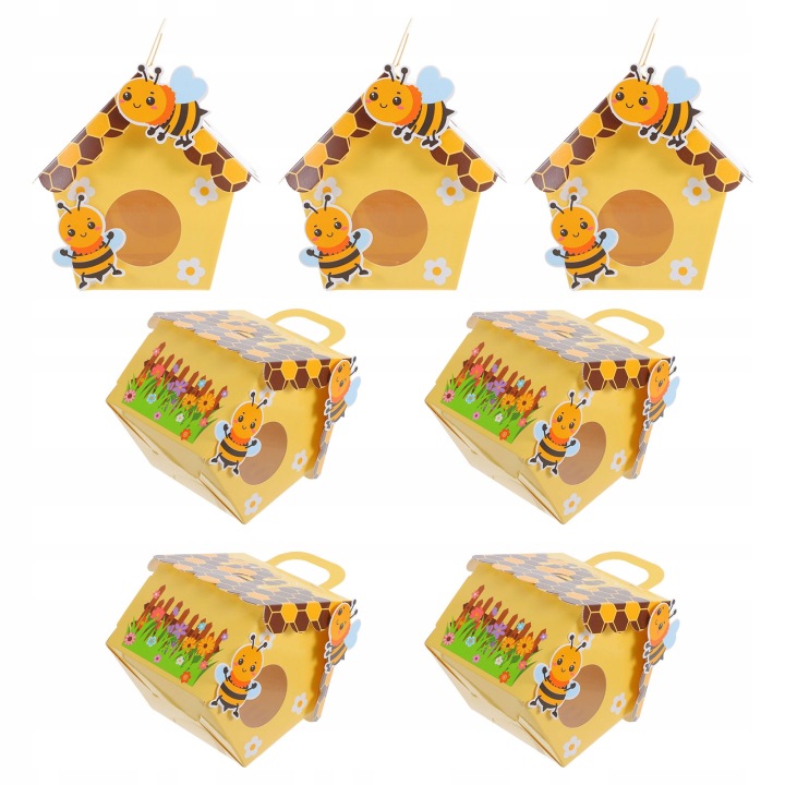 20 шт. Paper Beehive Candy Boxes для Birthday and Wedding Favors — фото 5