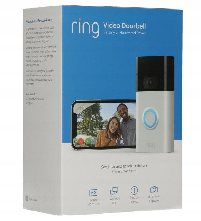 Ring Video Doorbell (2nd Gen) chytrý video zvonek