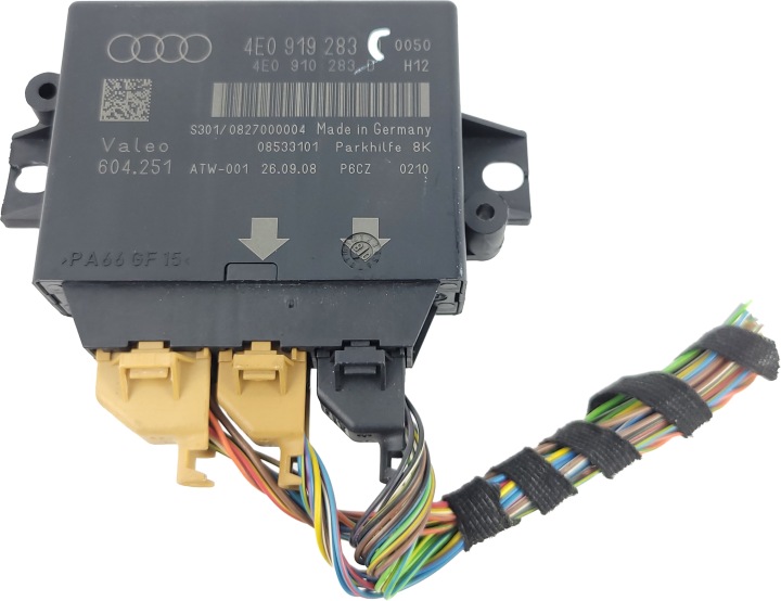 AUDI A8 D3 LIFT modul Bedienteil KAMERY Rückfahrwarner CZUJNIKOW 4E0919283D