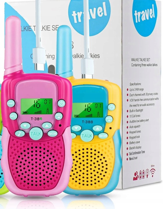 WALKIE TALKIE для дітей 2 шт. вокі Toki рації набір велика дальність — фото 4