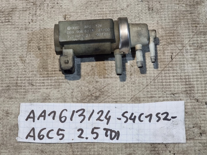 ventil podtlakové OE 059906627A AUDI A6 C5 2.5 TDI 132kW 00r
