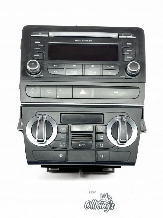 AUDI A3 S3 8P LIFT Konsole RADIO Korb 2DIN STACJA MULTIMEDIALNA 8P0035186S