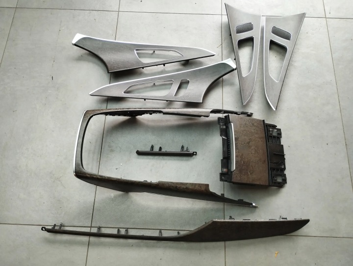 Audi A6 C7 4G LIFT lišty DEKORY ND8 BIRKE NAT