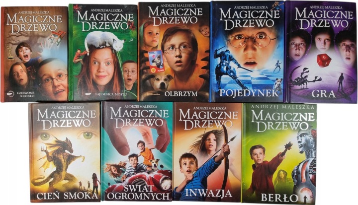 Zdjęcie egzemplarza: Magiczne Drzewo Tomy 1-9 / Andrzej Maleszka zestaw książek