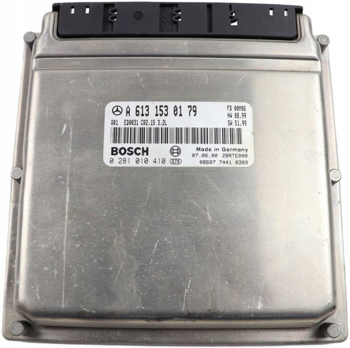 MERCEDES W220 Computer Bedienteil DES MOTORS ECU 3.2 A6131530179 0281010410