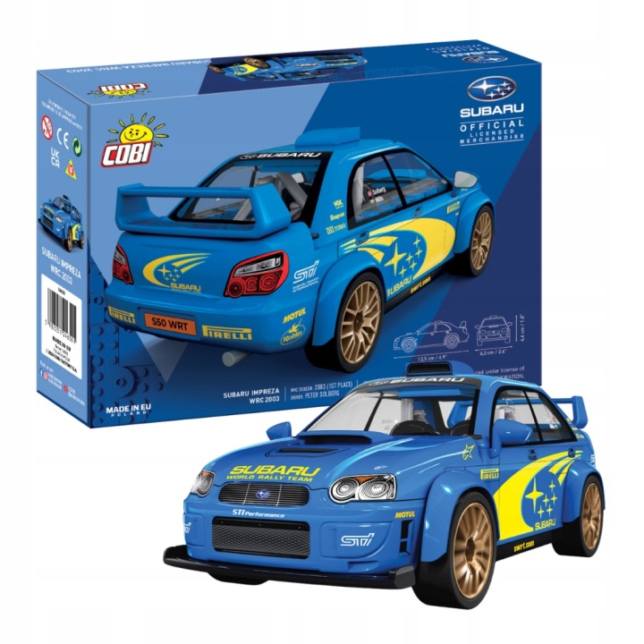 Автомобіль Конструктор Cobi 24650 Subaru Impreza WRC 2003 88 ел.