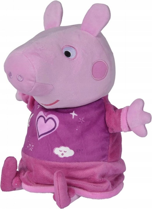 SIMBA Свинка Peppa М'яка іграшка Колискова Лампа LED Авто 30min 25 см 0 міс.+