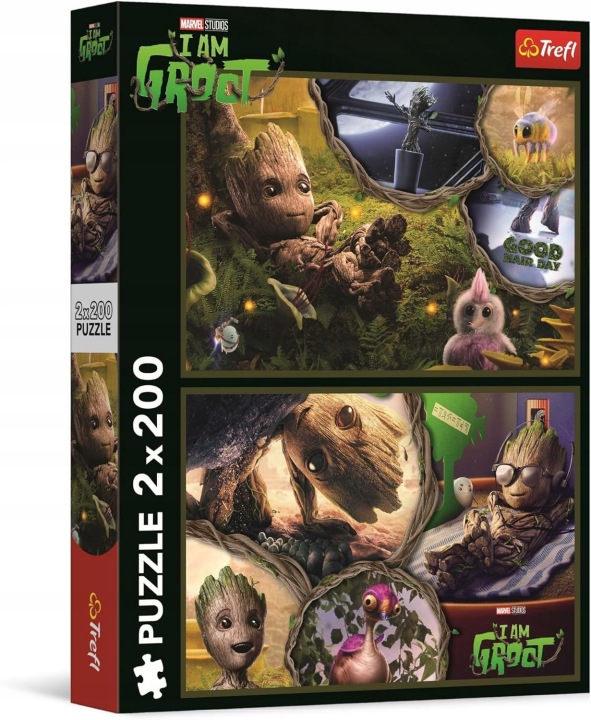 Пазли 2x200 Я я Groot/ Guardians 13315