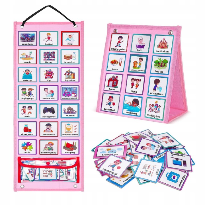 Kids Daily Visual Розклад Routine Cards Розвивальний планер візуальний Німецький — фото 5