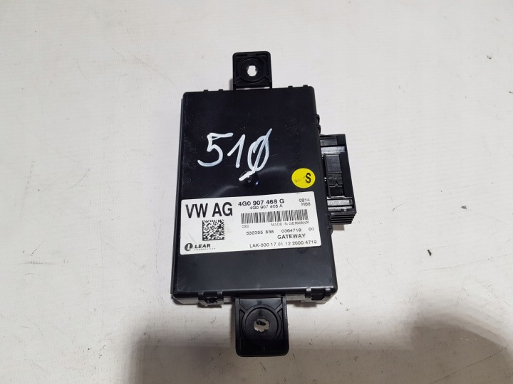 riadiaca jednotka modul GATEWAY AUDI A6 C7 A7 4G A8 D4 4G0907468G