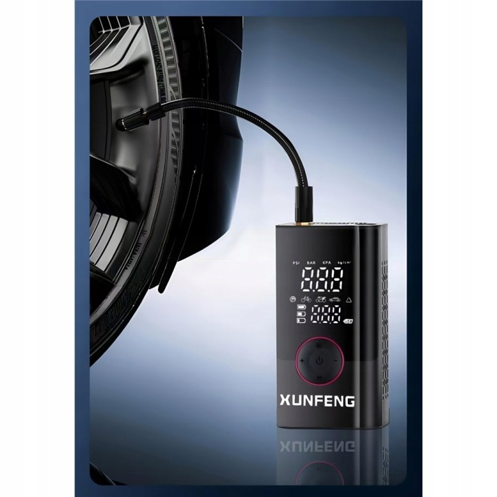 Компресор автомобільний насос електричний компресор XUNFENG Air pump PRO — фото 6