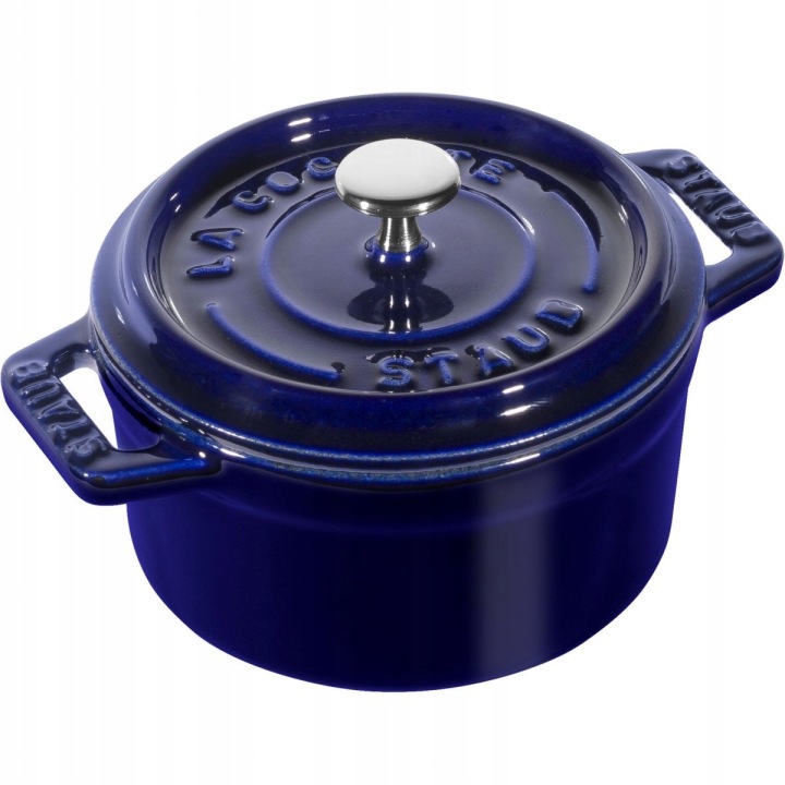 Mini Hrnec hrnec Kulatý 250 ml, modrý Mini Cocotte Staub
