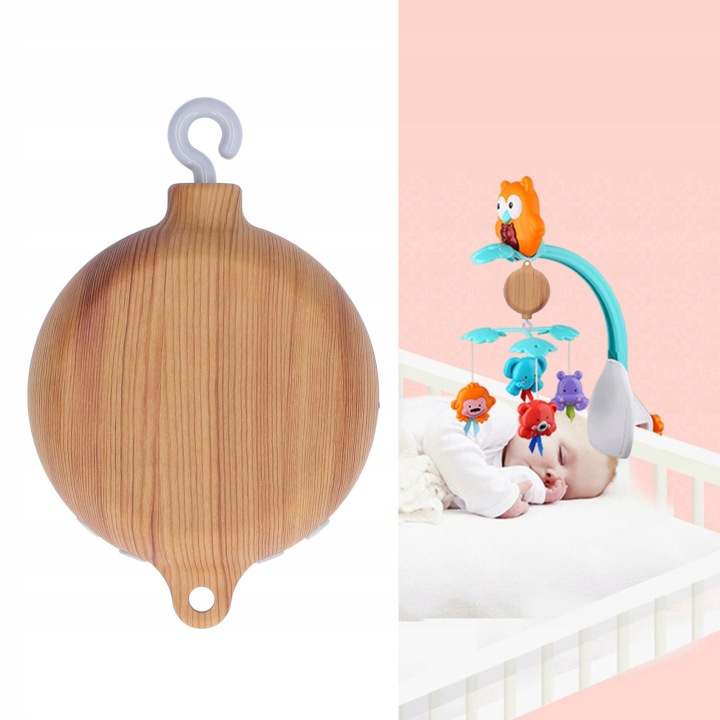 Baby Обертовий Ліжечко Мобіль Bell Toy ABS Портативні — фото 15