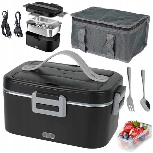 Elektrický Obědový Box 1,8 L 60 W 220 V/12 V/24 V Ohřívač Jídla Do Auta