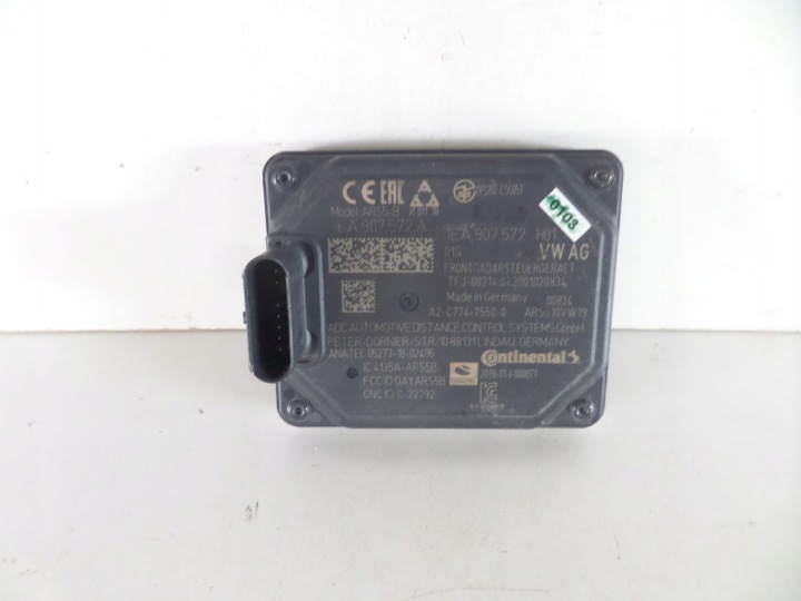 Radar sensor DISTRONIC VW AUDI SKODA 1EA907572A