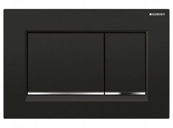 Geberit SIGMA30 ovládací tlačítko, černá lesk/chrom (115.883.KM.1) /sm/