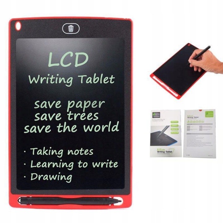 Tablet Graficzny Do Rysowania Znikopis Дошка LCD Для Дітей Блокнот Великий — фото 11