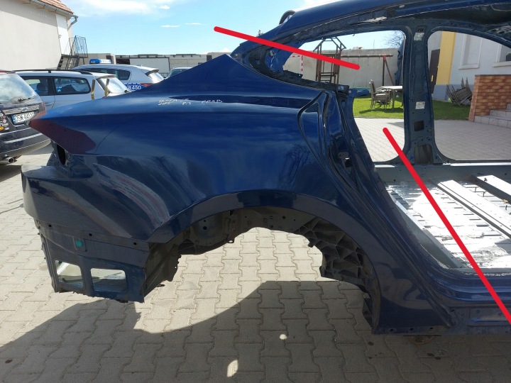 Tesla Model S LIFT Aile Longeron Droit Arrière Arrière