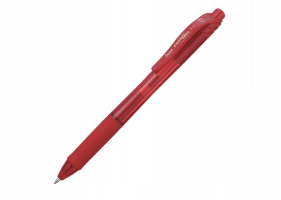 Ручка гелева гель PENTEL BL107 червоний 0,7 мм — фото 7