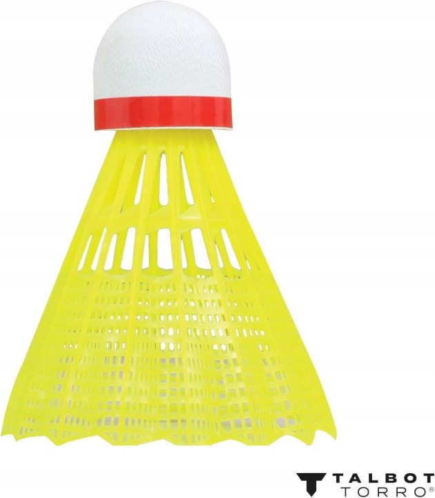 Воланчики для бадмінтону TALBOT TORRO Tech 350 Fast 3 шт. - жовті — фото 2