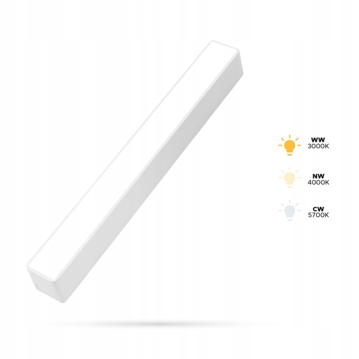 Reflektor Bílý Lineární Long 10W Slim Track FiberFLEX 48VDC 3CCT 3/4/6K