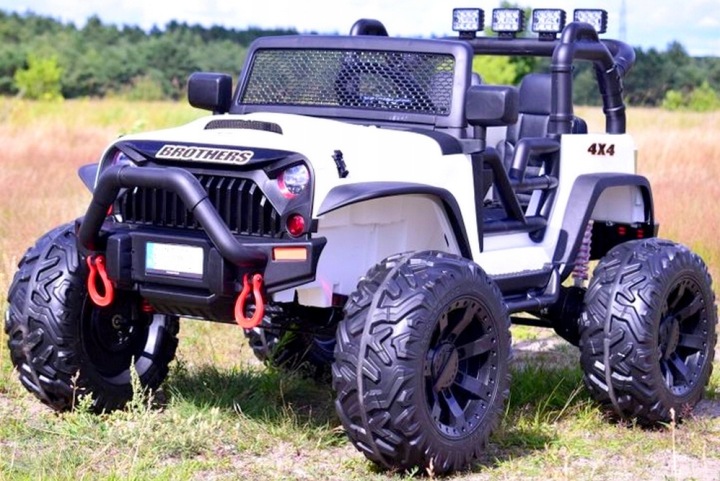 JEEP всюдихідний на акумулятор 24 В сила 2x200 Вт амортизатори пульт