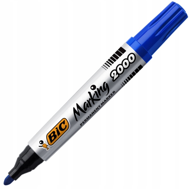 Маркер перманентний BIC 2000 круглий синій — фото 4