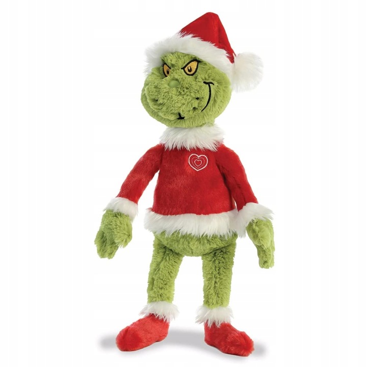Плюшева іграшка Grinch в костюмі Святого Миколая 48 см ідеальний подарунок — фото 4