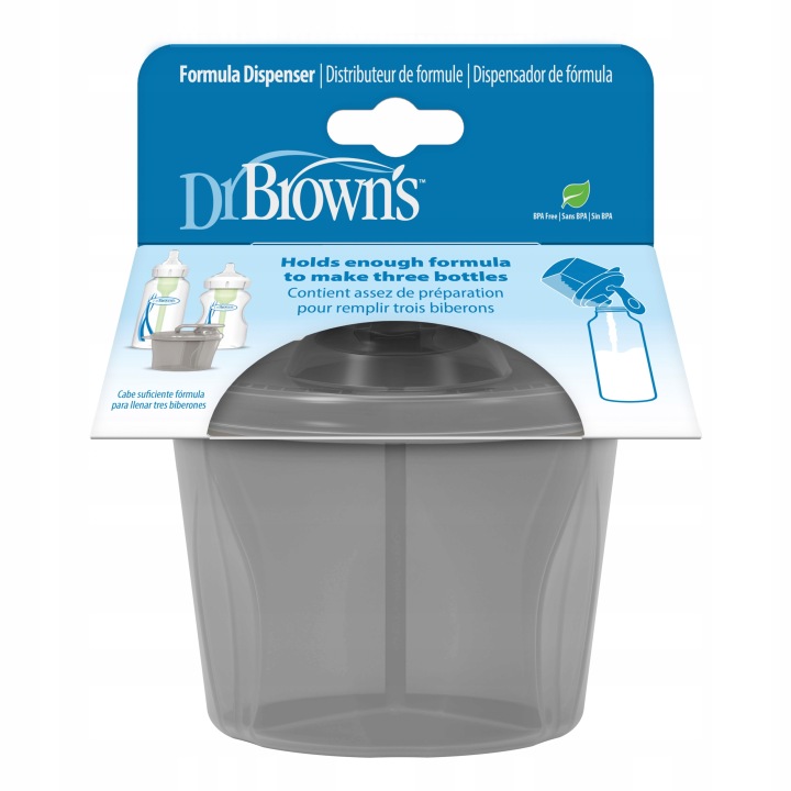 Контейнер для молока в порошку сірий DR BROWN'S
