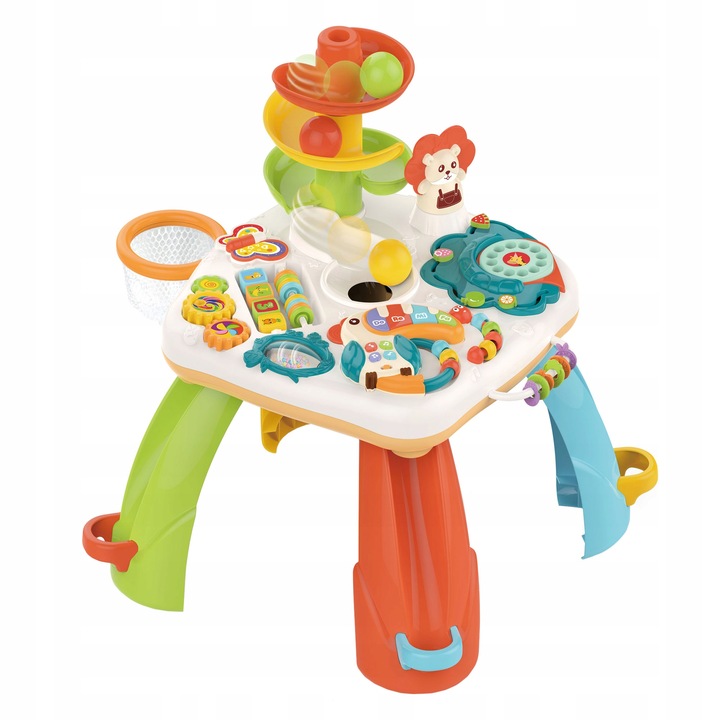 LARGE TABLE AND INTERACTIVE FOR CHILDREN PIANO BALL RACK BALLS TABLE Minimum kid's age 2