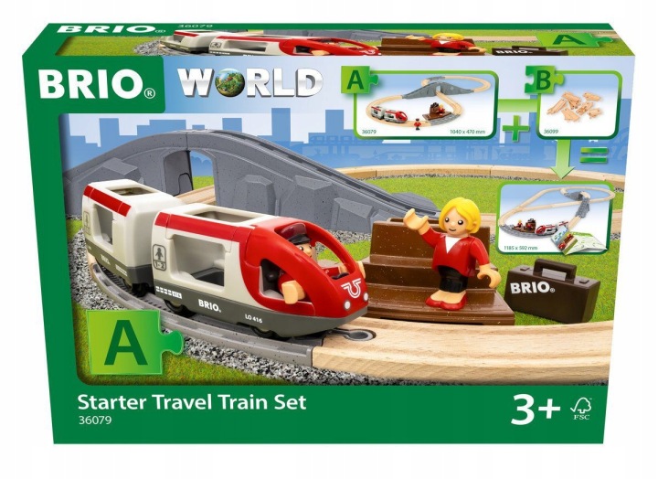 BRIO 36079 Набір стартовий потяга пасажирського — фото 7