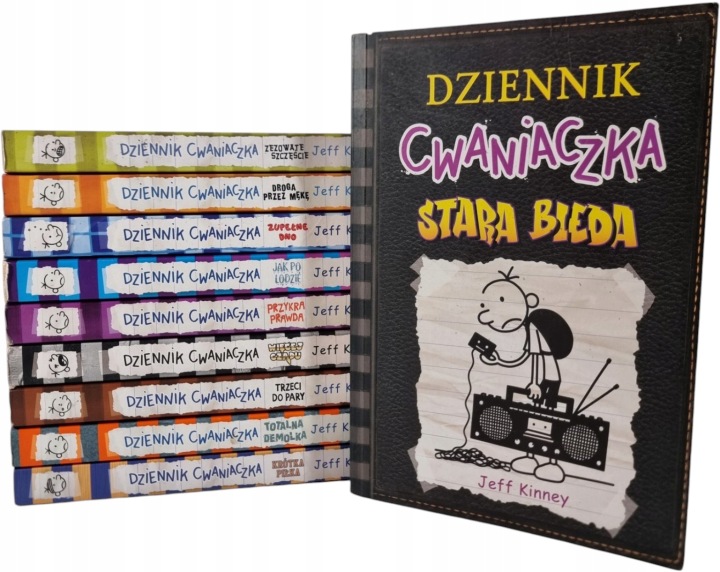 Zdjęcie egzemplarza: Dziennik Cwaniaczka / zestaw 10 książek / Jeff Kinney