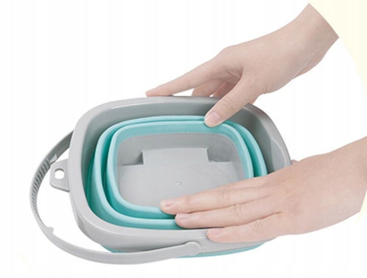 WIADERKO SKŁADANE ZESTAW DO PIASKU GRABKI WOOPIE Marka Woopie