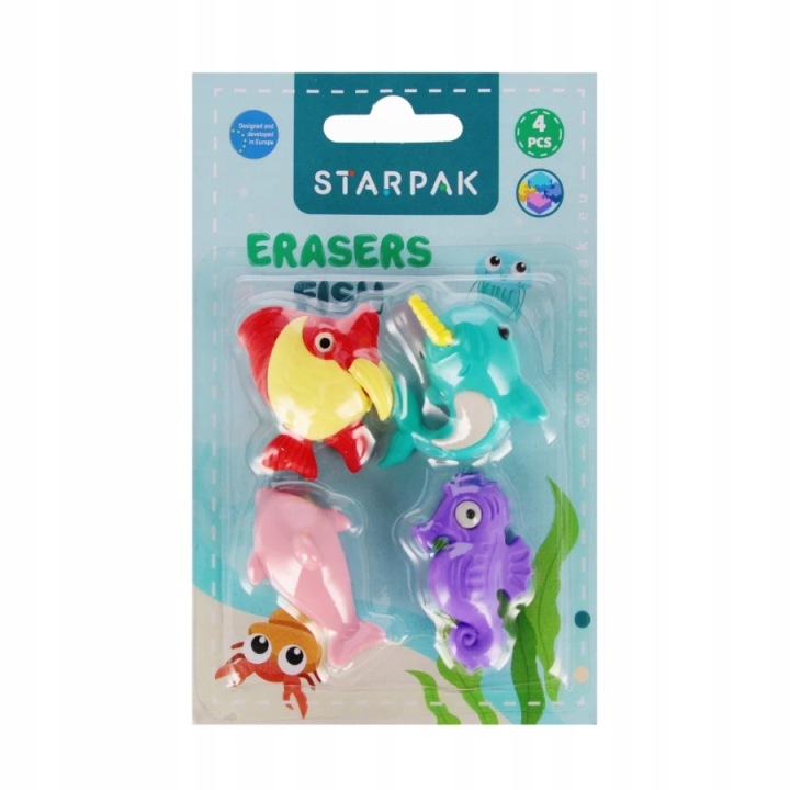 Гумка для стирання Fish Пазли 3D STARPAK 538816