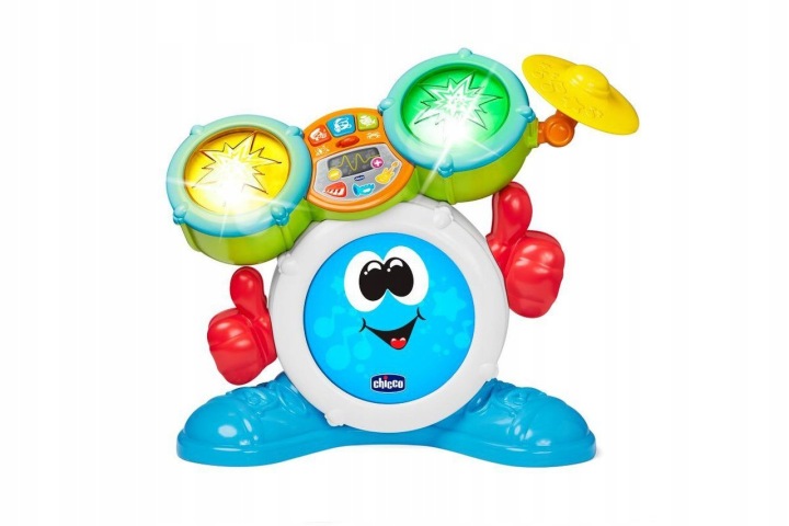 Барабанна установка Chicco іграшка музична 1C3 (пошкоджений)