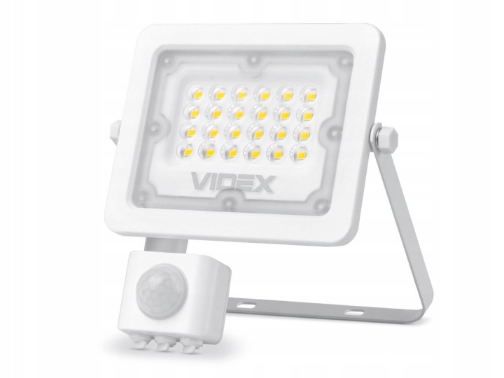 Led Halogenový Zářič 10W Bílý Neutrální Senzor 5000K