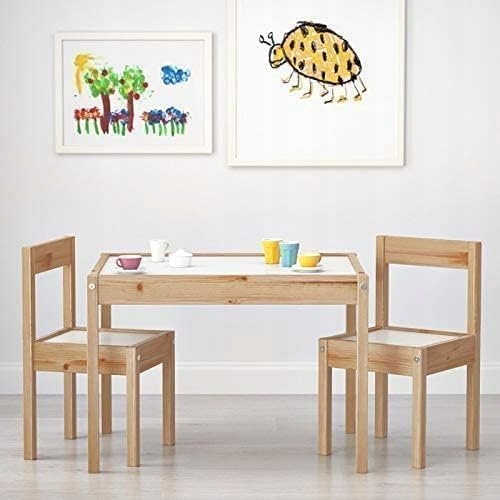IKEA LATT Столик дитячий і 2 стільця Дерево — фото 11