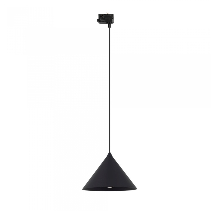 Závěsná kolejnicová lampa Reflektorová lampa Tracer Cono Černá E27 Tk Lighting