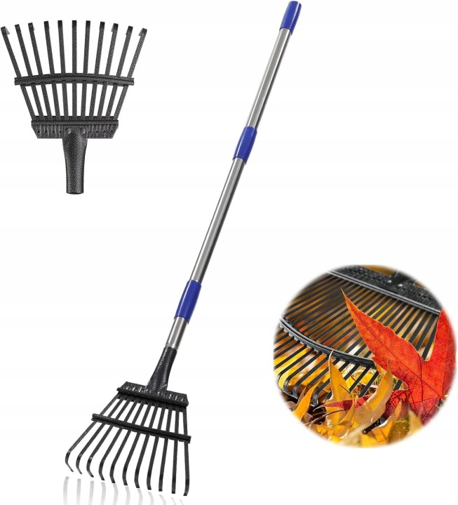 Hrábě Heavy Duty 11 Kovových Zubů