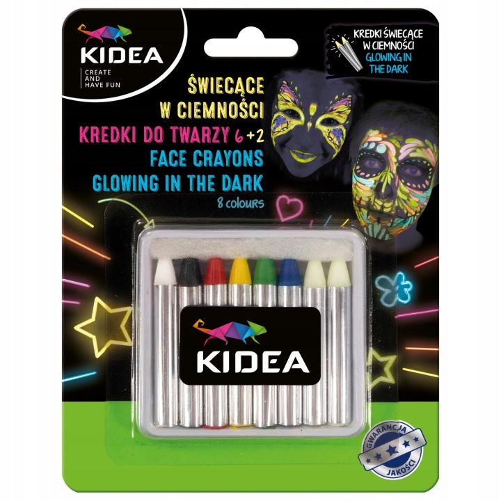 Фарба для аквагриму 8 колір. Kidea (KDT8SKA)