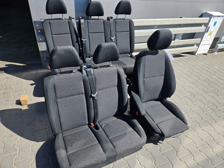 KOMPLET seats MERCEDES VITO W447 BRYGADOWKA 6os