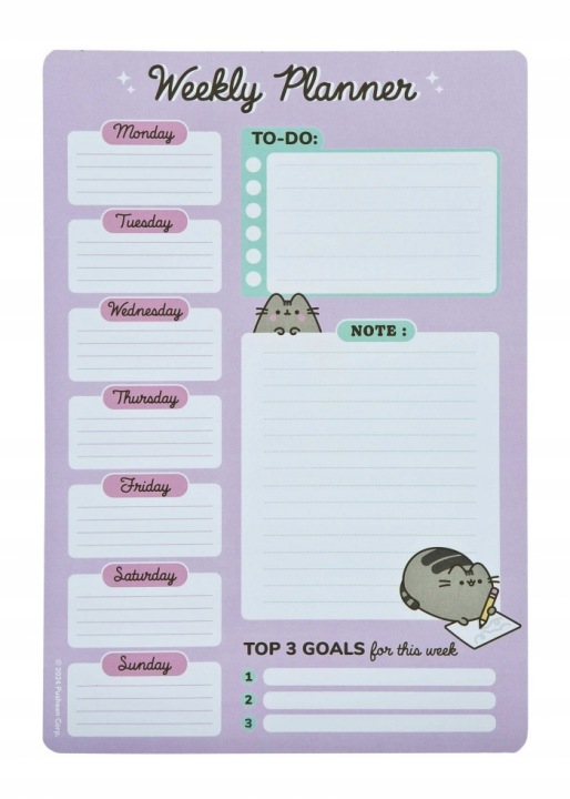 Планер тижневий Pusheen PUSE0793 Undercover