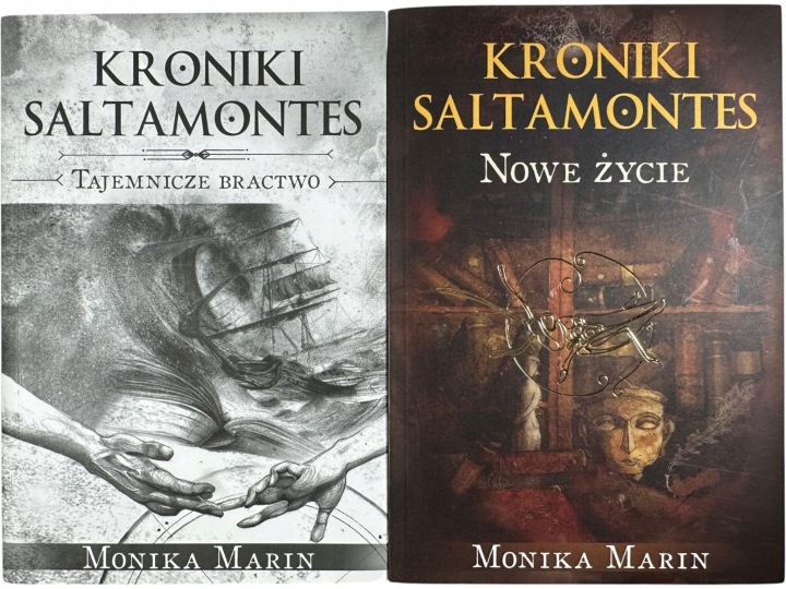 Zdjęcie egzemplarza: Nowe Życie + Tajemnicze Bractwo / Kroniki Saltamontes 2-3 / Marin