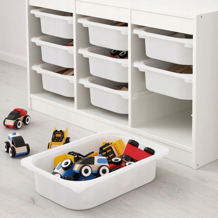 IKEA TROFAST контейнер 42x30x23 см білий — фото 4