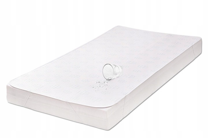 Hygienická podložka 90x200 Frosty bílá sněhové vločky