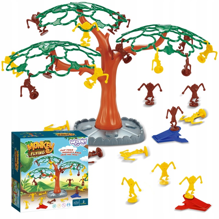 LATAJĄCE MAŁPKI GRA ZRĘCZNOŚCIOWA RODZINNA IMPREZOWA WOOPIE