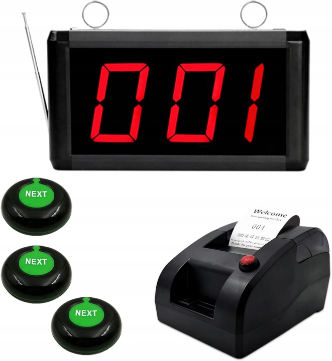 Bezdrátový vlakový systém Pager Vezměte číslo do restaurace